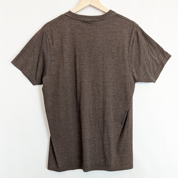 Bethesda Fall Out Graphic Print Tee Medium Brown short sleeve - Picture 2 of 6